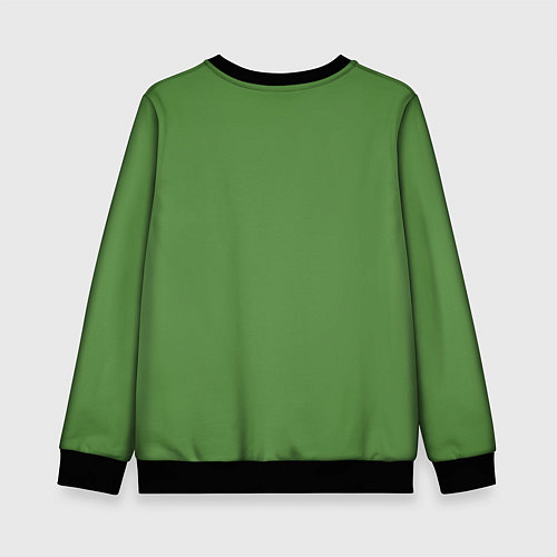 Детский свитшот Лягушонок Pepe грустит / 3D-Черный – фото 2