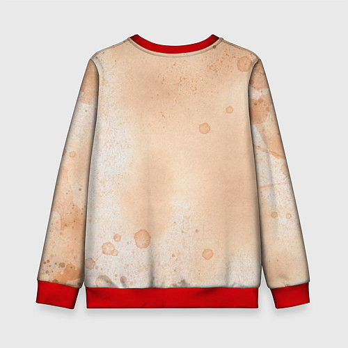 Детский свитшот День матери у панд / 3D-Красный – фото 2