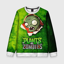 Свитшот детский Green zombie, цвет: 3D-белый