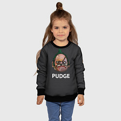 Свитшот детский Пудж дота 2, цвет: 3D-черный — фото 2