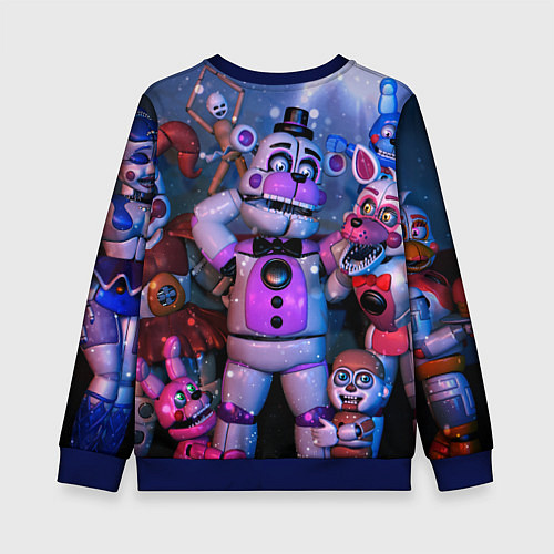 Детский свитшот Фантайм Фредди / 3D-Синий – фото 2