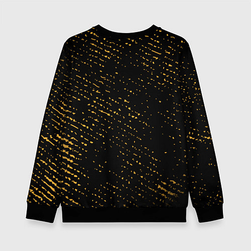 Детский свитшот Алиса и зологой герб РФ / 3D-Черный – фото 2