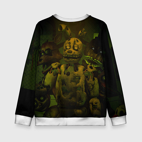 Детский свитшот Спрингтрaп / 3D-Белый – фото 2