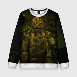 Свитшот детский Спрингтрaп, цвет: 3D-белый