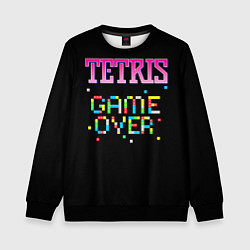 Свитшот детский Tetris - Game Over, цвет: 3D-черный