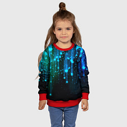 Свитшот детский Space - starfall, цвет: 3D-красный — фото 2