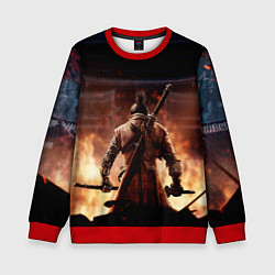 Свитшот детский Sekiro: Shadows Die Twice, цвет: 3D-красный