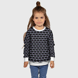 Свитшот детский Glitch свитер с оленями, цвет: 3D-белый — фото 2