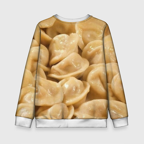 Детский свитшот Пельмени / 3D-Белый – фото 2