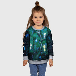 Свитшот детский Kodama tree, цвет: 3D-меланж — фото 2