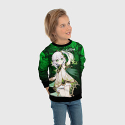 Свитшот детский Nahida Genshin, цвет: 3D-черный — фото 2