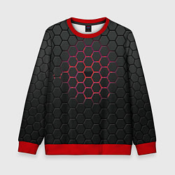 Детский свитшот Сталь броня соты