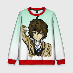 Свитшот детский Дадзай из аниме, цвет: 3D-красный