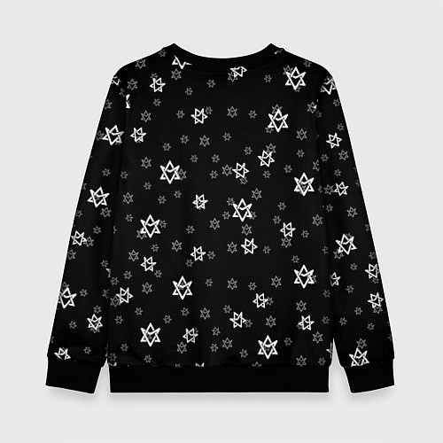 Детский свитшот Astro emblem pattern / 3D-Черный – фото 2