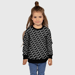 Свитшот детский B A P black n white pattern, цвет: 3D-черный — фото 2