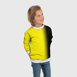 Свитшот детский И черный и желтый, цвет: 3D-белый — фото 2