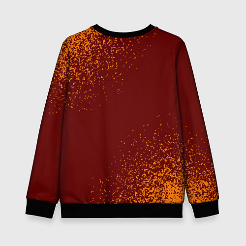 Детский свитшот Вера осенняя лисичка / 3D-Черный – фото 2