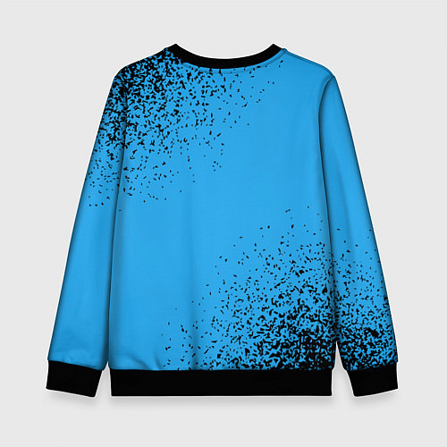 Детский свитшот Макс космонавт футболист / 3D-Черный – фото 2