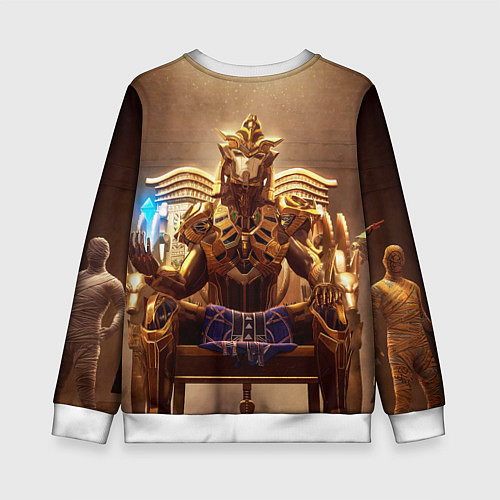 Детский свитшот PUBG фараоны / 3D-Белый – фото 2