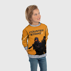 Свитшот детский Counter Strike 2, цвет: 3D-меланж — фото 2