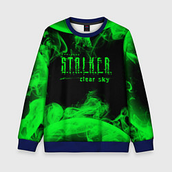 Детский свитшот Stalker clear sky radiation art