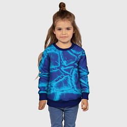 Свитшот детский Ледоход, цвет: 3D-синий — фото 2