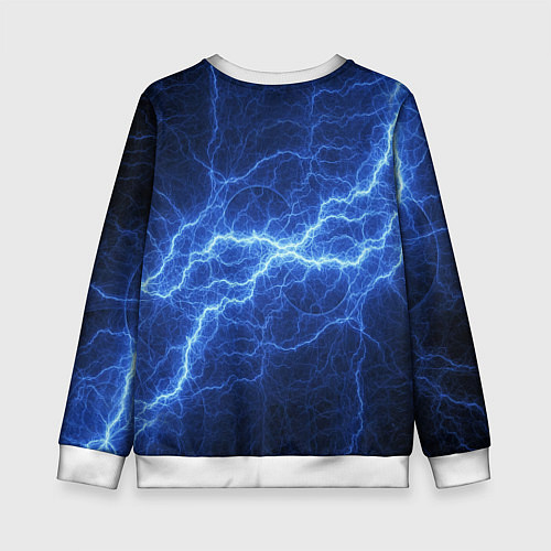 Детский свитшот Разряд электричества / 3D-Белый – фото 2