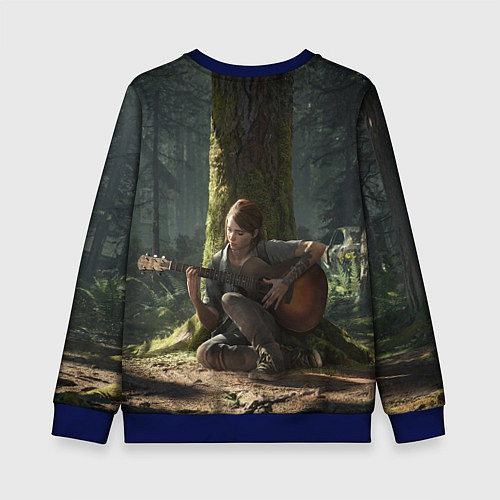 Детский свитшот Элли с гитарой / 3D-Синий – фото 2