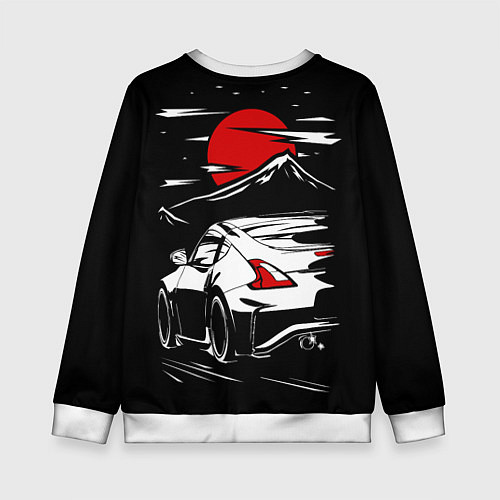 Детский свитшот Nissan 370Z / 3D-Белый – фото 2