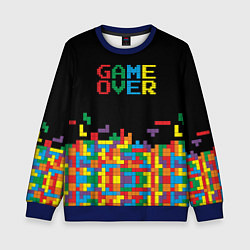 Свитшот детский Game over, цвет: 3D-синий