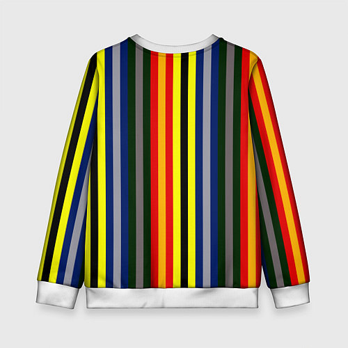 Детский свитшот Полосы школа чародейства и волшебства / 3D-Белый – фото 2