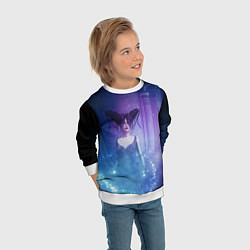 Свитшот детский Ведьма со звездной пылью в старом замке, цвет: 3D-белый — фото 2