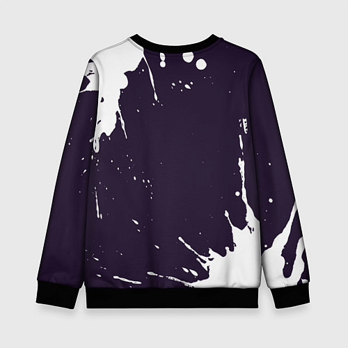 Детский свитшот Кирилл космонавт отдыхает на Луне / 3D-Черный – фото 2