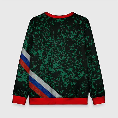 Детский свитшот Пограничные войска РФ / 3D-Красный – фото 2