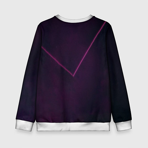 Детский свитшот Кафка на фоне звёздного неба / 3D-Белый – фото 2