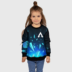 Свитшот детский Apex Legends взрыв частиц, цвет: 3D-черный — фото 2