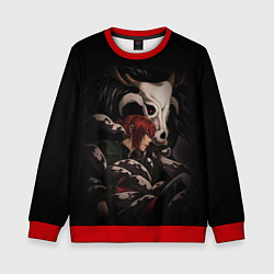 Свитшот детский Элиас и Тисэ, цвет: 3D-красный