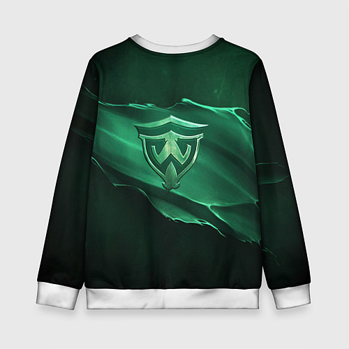 Детский свитшот Нарисованная Джинкс / 3D-Белый – фото 2