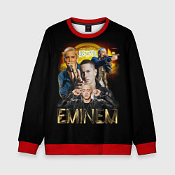 Свитшот детский Eminem, Marshall Mathers, цвет: 3D-красный