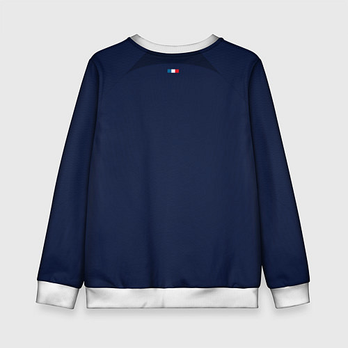 Детский свитшот Форма ПСЖ 2324 домашняя / 3D-Белый – фото 2