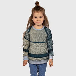Свитшот детский Стеклянка, цвет: 3D-меланж — фото 2