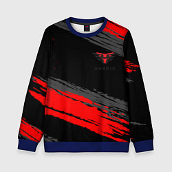 Детский свитшот Heroic black