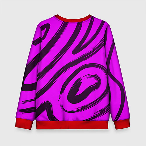 Детский свитшот Furia pink / 3D-Красный – фото 2