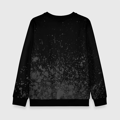 Детский свитшот Dead by Daylight glitch на темном фоне: символ све / 3D-Черный – фото 2