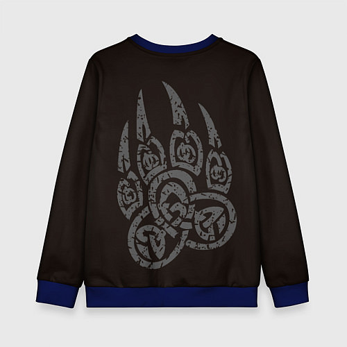 Детский свитшот Верь в себя велес / 3D-Синий – фото 2