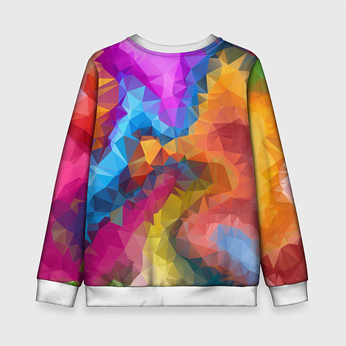 Детский свитшот Super colors / 3D-Белый – фото 2
