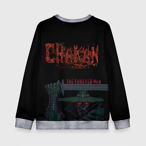 Детский свитшот Chakan-Theforeverman / 3D-Меланж – фото 2