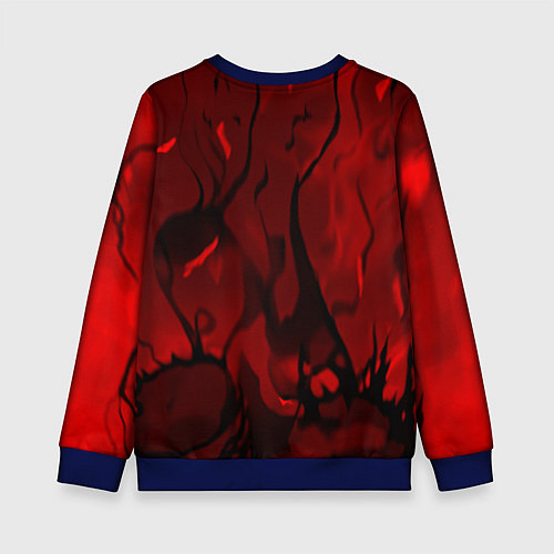 Детский свитшот Mob Psycho 100 Rage / 3D-Синий – фото 2