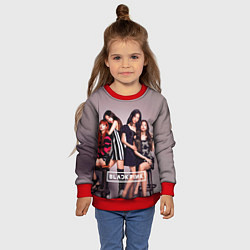 Свитшот детский Blackpink kpop, цвет: 3D-красный — фото 2