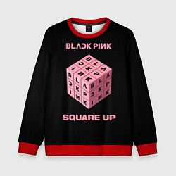 Свитшот детский Blackpink Square up, цвет: 3D-красный